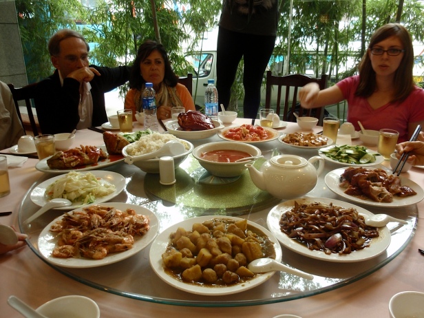 A Spread of Chinese Dishes